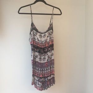 Patterned romper